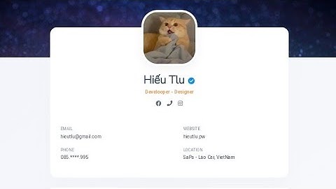 Share Code Thông Tin Thanh Toán Cá Nhân - Hiếu Tlu