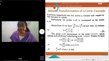 COMPLEX ANALYSIS  LECTURE 25 by RANJANA DUTTA