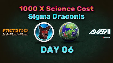 Can I beat Factorio with 1000X Science Cost? - Sigma Draconis - Day 06