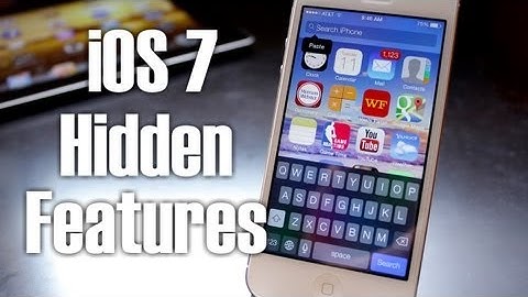 iOS 7 Hidden Features on iPhone