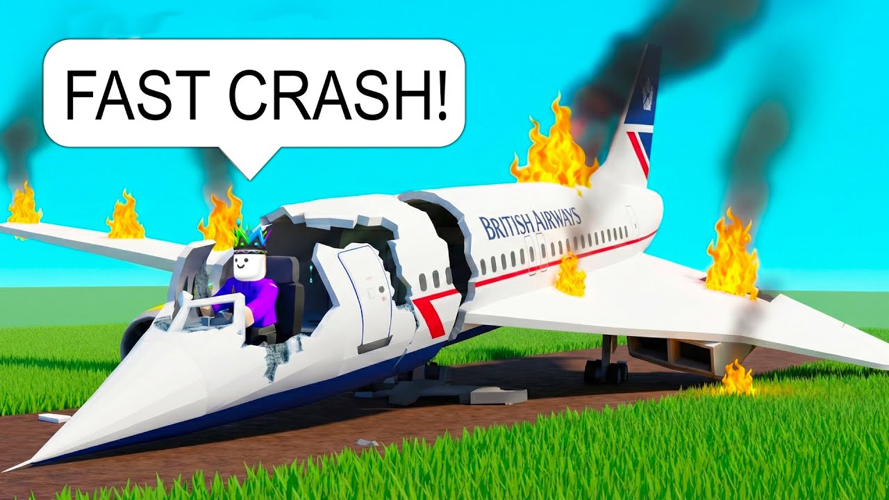 I Crash The FASTEST Plane On Roblox BUT Plane is Full of Passengers