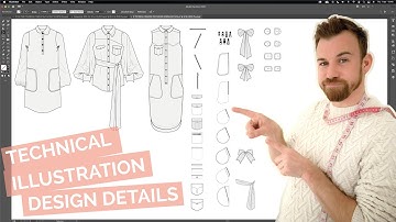 TECHNICAL DRAWING FOR FASHION: PART 4 - Creating a library of design details: zips, pockets & more