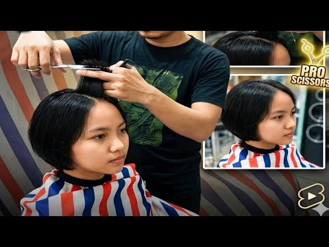 Short bob haircut