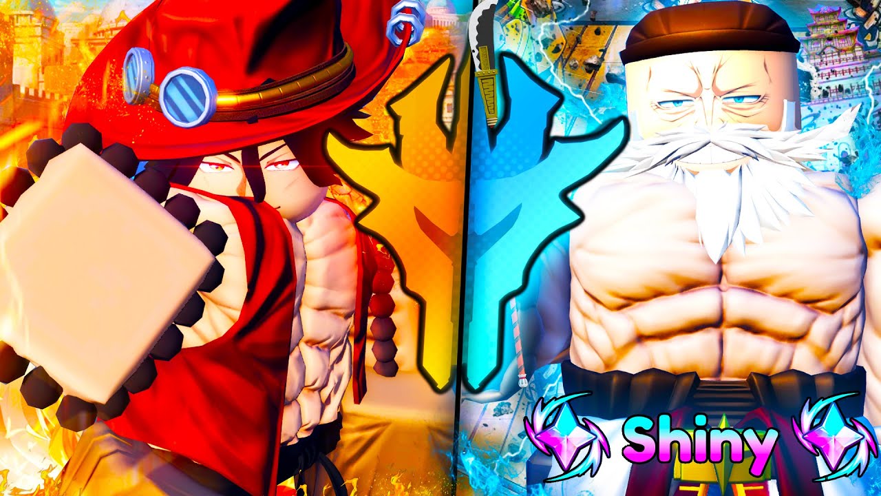 Я получил 0,1% блестящих Монархов Белобородого и Эйса в игре Anime Vanguards! (Roblox)