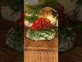 Super creamy red caviar appetiser 🤤recipes#essyrecipes#cooking#snacks#appetiser#food#bruschetta