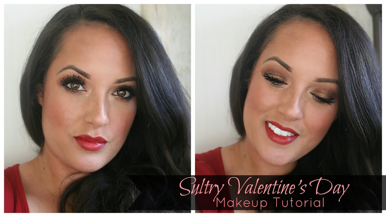 Sultry Valentine's Day Makeup Tutorial - YouTube