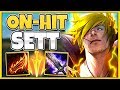 WTF!? THIS SETT BUILD IS ACTUALLY 100% RIDICULOUS!! (CRAZIEST DAMAGE) - League of Legends