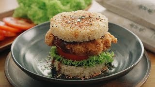 Chicken Katsu Rice Burger - 鸡排米汉堡