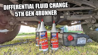 Differential Fluid Change in my 5th Gen TRD Toyota 4Runner. by Twisted Jake 15,972 views 2 years ago 12 minutes, 21 seconds