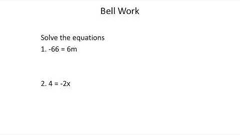 Two-Step Equations (8th Grade Math Unit 2 Lesson 2)