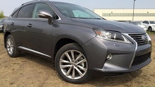 New Grey 2015 Lexus RX 450h AWD Hybrid Sports Design Edition Review | Downtown Edmonton