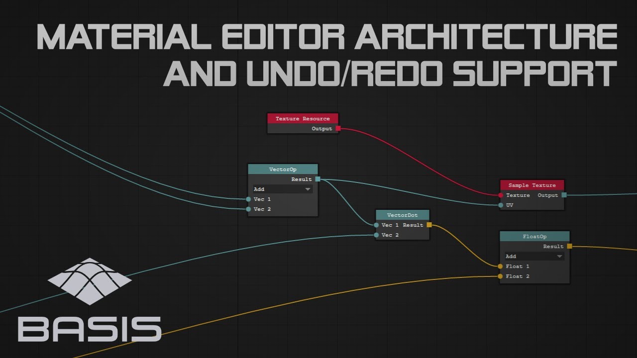 Material Editor Devlog #2 - Material editor architecture and undo/redo ...