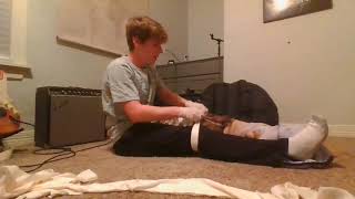 Holden Baughman's KINE 220 Video Assignment #3: Splinting an Extremity