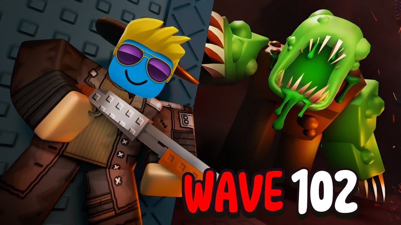 Roblox: 100 Waves Later, Clear 102 Wave, Start Game [4K 60FPS] (No ...