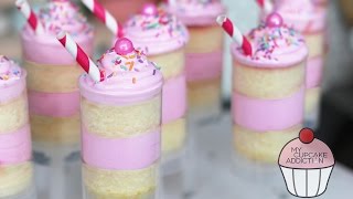 ⁣Strawberry Milkshake PushPops w/ FANTASTIC New Frosting Recipe! | My Cupcake Addiction