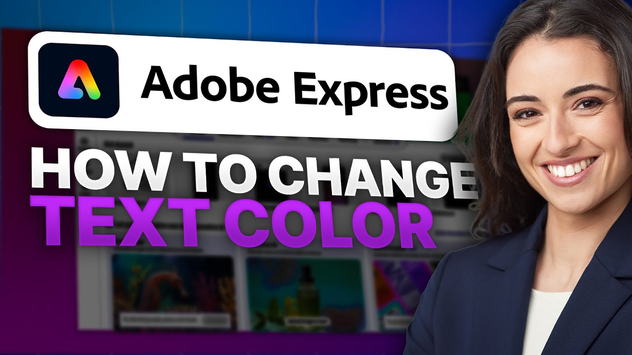How To Change Text Color on Adobe Express (2025 Updated Tutorial)