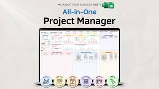 Project Management Spreadsheet for Google Sheets & Excel (Step-by-step Tutorial)