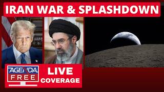 Iran War &amp; Artemis II Splashdown (Return to Earth) - LIVE Double Breaking News Coverage