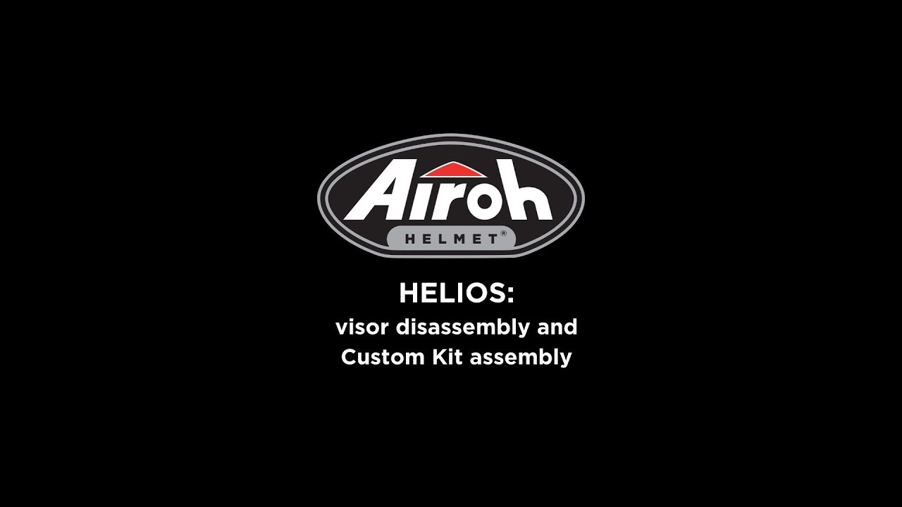 visor disassembly and Custom assembly - YouTube