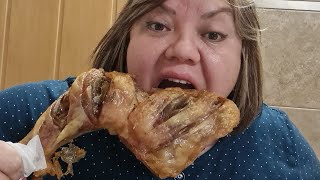 МУКБАНГ🍽 ВОТ ЭТО ОБЖОР💥СОЧНАЯ ИНДЕЙКА В ДУХОВКЕ😋 MUKBANG🍴 turkeys on thanksgiving #mukbang #мукбанг