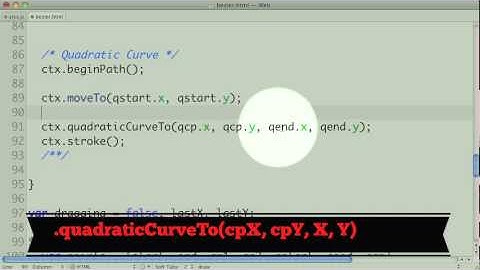 HTML5 Canvas Curves
