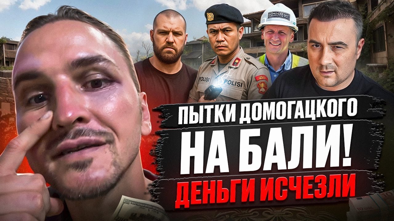 Пытки Домогацкого на Бали! ДЕНЬГИ ИСЧЕЗЛИ? Расследование