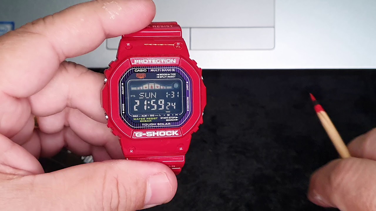 CASIO G-SHOCK GWX-5600 SETUP