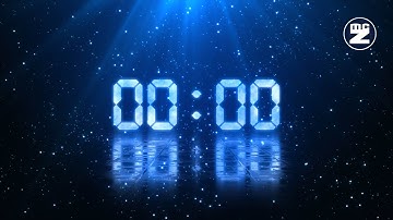 ⏳4K HD #Relaxing #Digital #Countdown 60 seconds - ⏱ Timer 60 seconds with music relaxing - 60 秒倒數