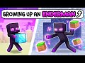 GROWING UP an ENDERMAN in Minecraft!