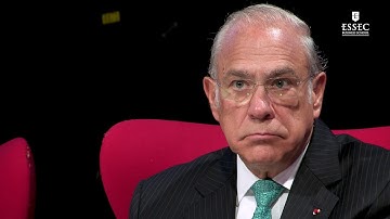 Ángel Gurría, Secretary-General of the OECD, gives a conference at ESSEC