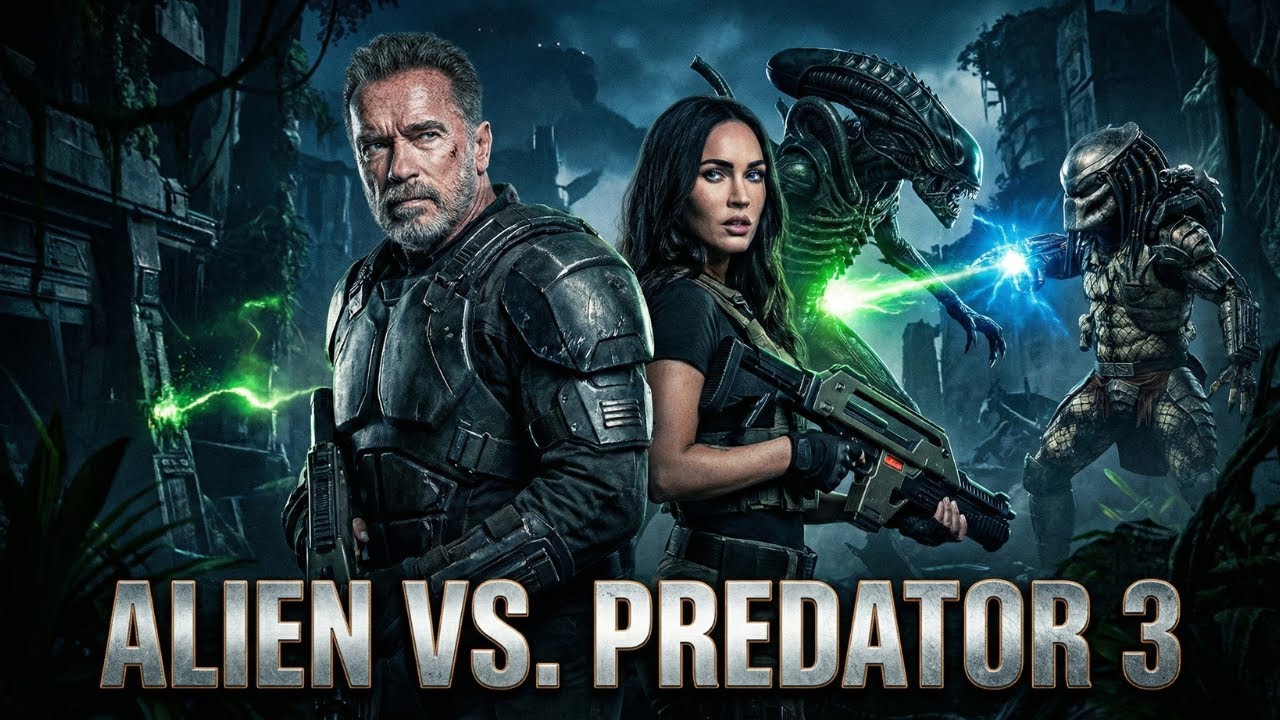 «Чужой против Хищника 3» (2026) – Первый трейлер | Арнольд Шварценеггер, Меган Фокс