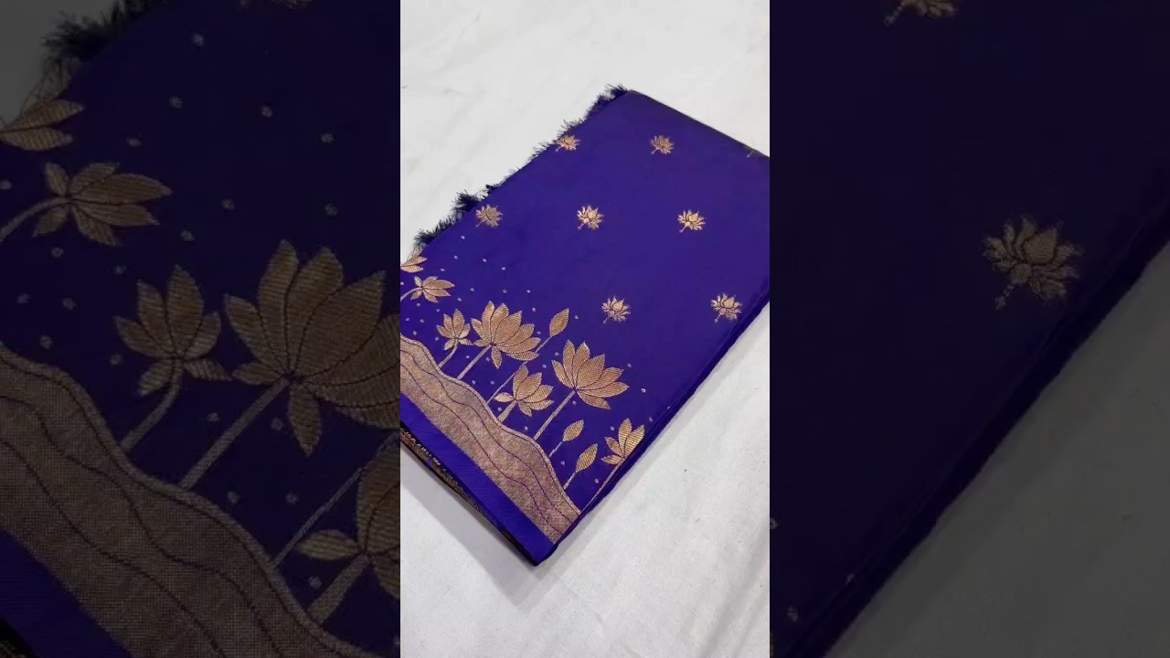 Pichwai Lotus Paithani Saree