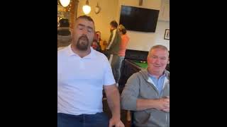 Davey Joyce out with Joe Joyce Snr and Jnr today