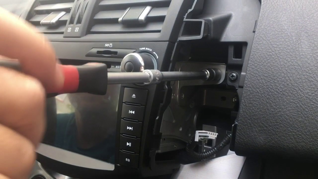 Removal multimedia radio toyota rav 4 octo core android 7 0 igo maps