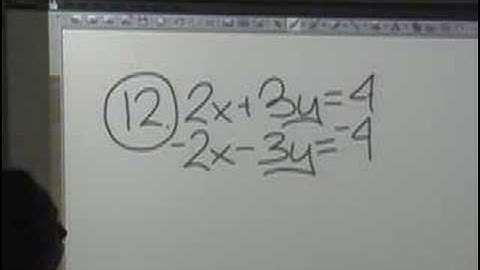 8-3 Solving Systems with Elimination (Addition)
