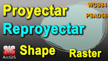 Proyectar y Reproyectar un shapefile ArcGIS 10.2 - 10.3