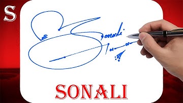 Sonali Name Signature Style | S Signature Style | Signature Style of My Name Sonali