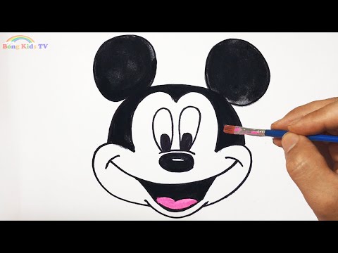 Video Hướng Dẫn Vẽ Chuột Mickey | Glitter Mickey Mouse... - youtube
