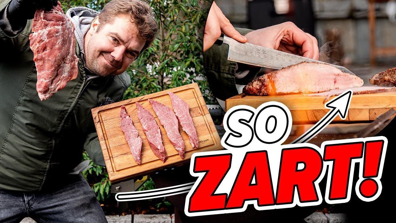 So hast du Schweinenacken noch nie gegessen – Zart & saftig ohne Sehne!