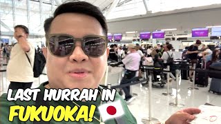 Fukuoka Vlog: Last Hurrah in Japan! + Going home to Manila!  | Jm Banquicio