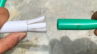 Why Didn't I Know This Trick Before! How To Connect A Water Hose To A Pvc Pipe Without Using Glue screenshot 5