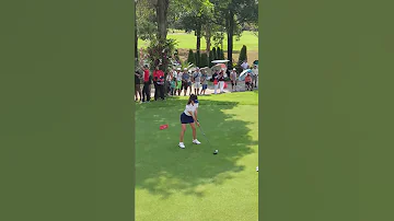 Muni He beautiful driver swing at Honda lpga Thailand 2019