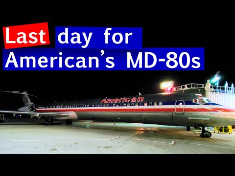 American Airlines MD-80 Retirement Flight + “Super 80” Retirement Party