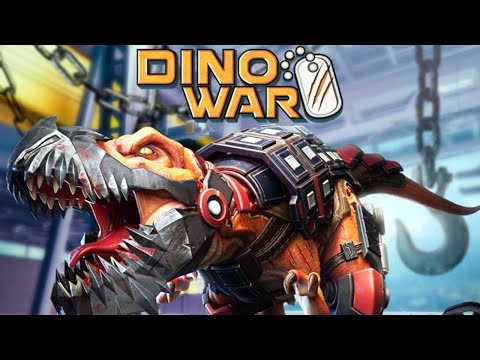 Dino War - на телефоне или на андроид AndroidIos game play Дино Война Прохождения игры  Макс Риск