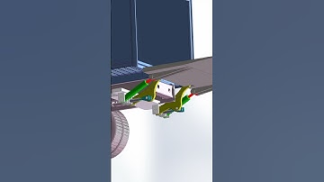 Truck self-delivery and loading and unloading#mechanism #3dprinting #machine#solidworks#simulation