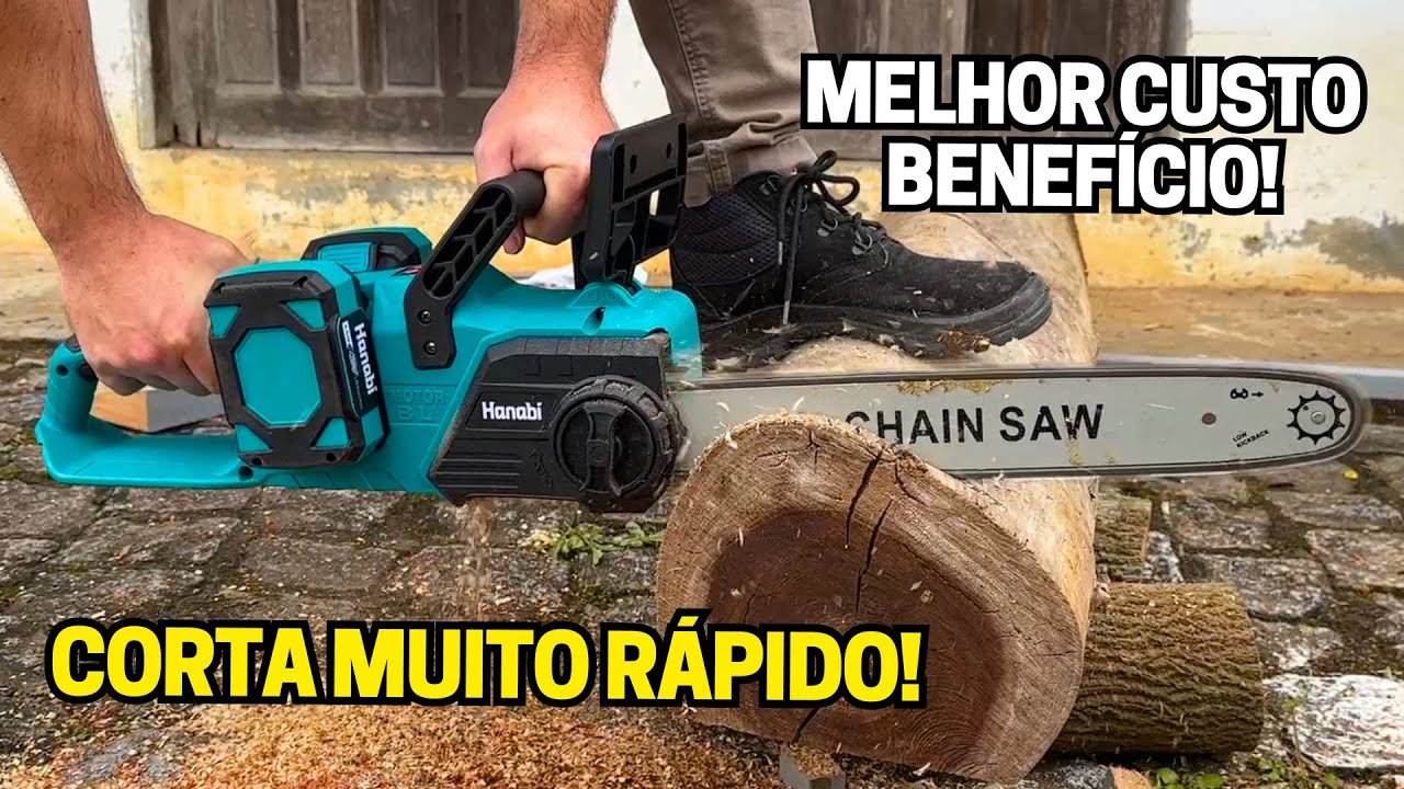 Motosserra elétrica a bateria com motor Brushless HANABI 40V 16