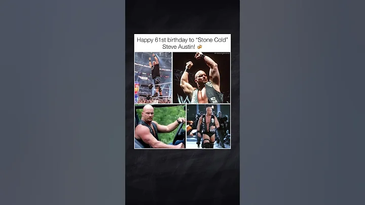 Happy birthday to Stone Cold! 🥳 #wwe #stonecold #prowrestling #shorts
