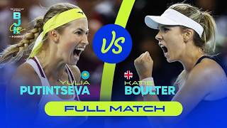 Putintseva’s BICEP FLEX after saving match points v Boulter 💪 GBR v KAZ | 2019 BJK Cup | FULL MATCH