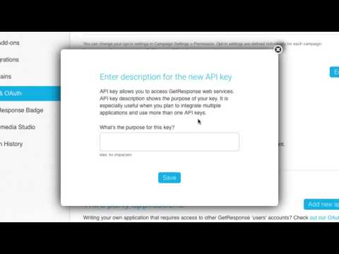 How to configure GetResponse integration