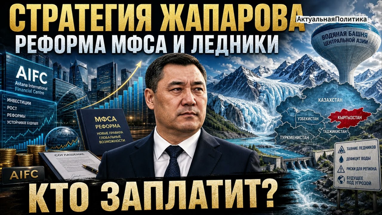 Кто заплатит за воду Центральной Азии? Жапаров требует новую сделку по ледникам и Аралу